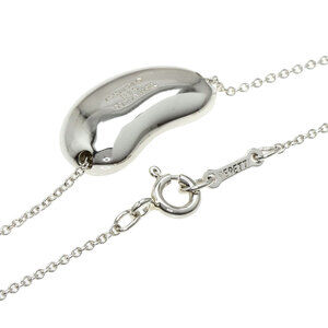 Tiffany Bean Necklace Silver